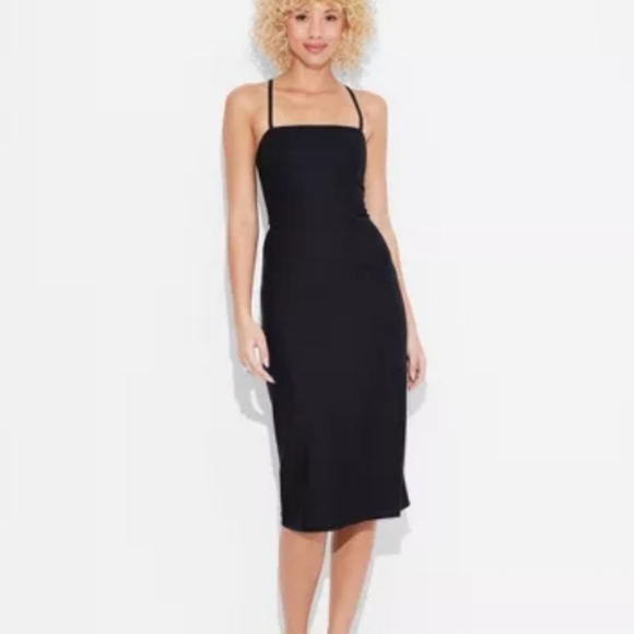 wild fable Dresses & Skirts - Wild Fable Strap Back Lace‎ Midi Dress